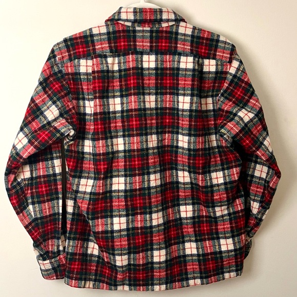 Pendleton Woolen Mills 100% wool plaid shirt size M - Stewart dress tartan - Picture 7 of 11